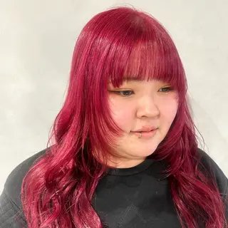 ロング カラー デザインカラー/パー マ🦖外岡咲希🦖のヘアスタイル