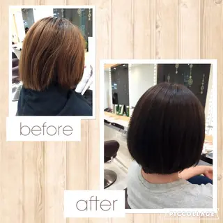 ショート ミディアム セミロング カラー 中村 卓也のヘアスタイル