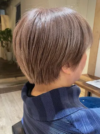 ショート ふくだももこ🍑 すっきりショートのヘアスタイル