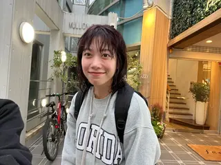 ミディアム カラー パーマ 池田理紗/メンズ カット/切りっぱなしのヘアスタイル