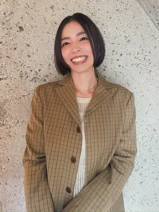 ショート IZAKI/パーマ/ ボブ/ショート/平尾のヘアスタイル