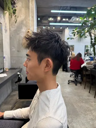 メンズ 川口開世 cutのヘアスタイル