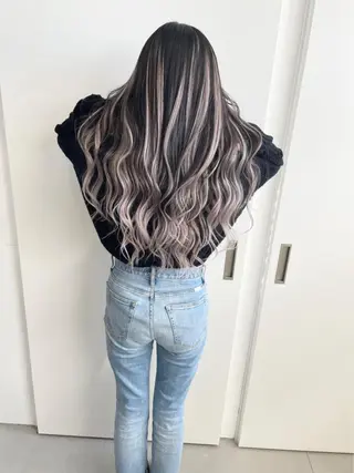 ロング king高槻店所属・椙本健太 シールエクステのヘアスタイル