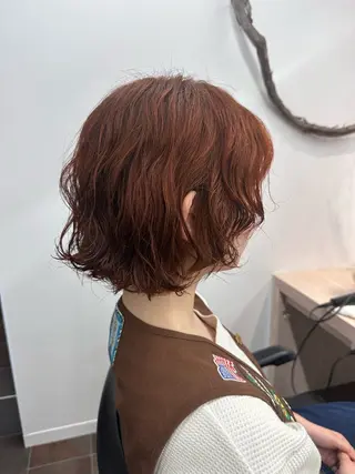 ショート パーマ ショート/ボブ/ パーマ/井上のヘアスタイル