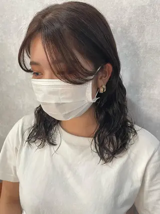 ミディアム C’LD hair  produce /シールドヘア所属・モテ髪/ボブ/ショー ト/アダチフウトのヘアスタイル