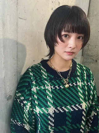 ショート lani ブリーチ /ダブルカラーのヘアスタイル