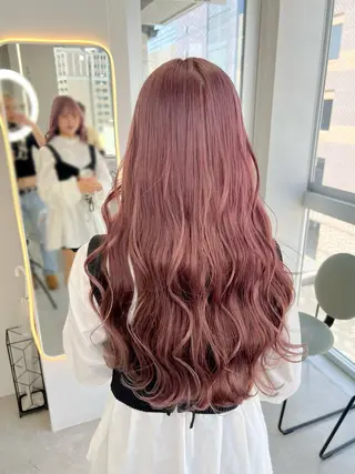 ロング maya レイヤーカットのヘアスタイル