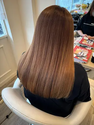 ロング 中川 真帆のヘアスタイル