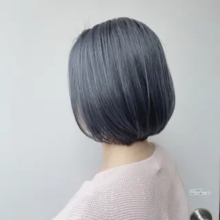 ミディアム カラー Hosaki🎀 池袋：パーマ🩶のヘアスタイル