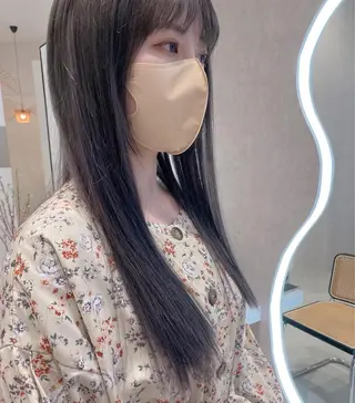 ミディアム カラー 艶髪/モテヘア🎀 MIHOのヘアスタイル