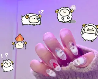 ネイル Lowé所属・Lowé みるくのネイルデザイン