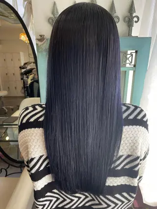 ロング カラー パーマ ヘアアレンジ メンズ 表参道Lise おおいしおりのヘアスタイル