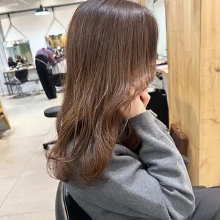 ミディアム カラー 縮毛矯正/カラー ✨️Mariamuのヘアスタイル