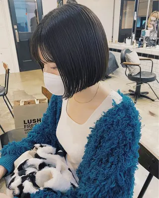 ショート カラー IVORY.所属・🟩ベージュ/ボブ/ ショートヘア/大司のヘアスタイル