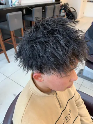 ショート パーマ SOYON西大寺店所属・ダブルカラー/ 髪質改善💎安藤のヘアスタイル