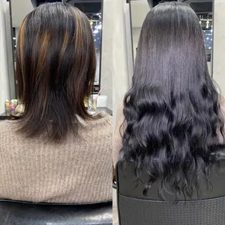 ロング カラー LAVENDIA Azabu所属・LAVENDIA 初音のヘアスタイル