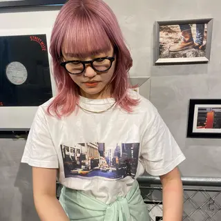 カラー AO所属・RISAKO 艶髪モテヘア🎀府中のヘアスタイル