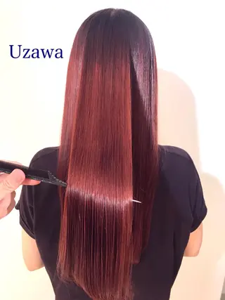 ロング カラー ヘアアレンジ 🌈ハイトーン髪質改 善🌈polon🌟のヘアスタイル