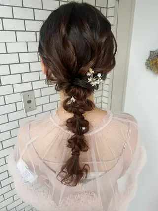 ヘアアレンジ 大人可愛いヘアメイク 💋🧚‍♀️しずかのヘアスタイル