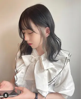 ミディアム カラー 中目黒🌼 🌼ハナのヘアスタイル