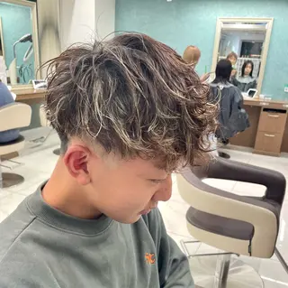 カラー パーマ メンズ 【メンズ特化】 池田大成✂︎のヘアスタイル