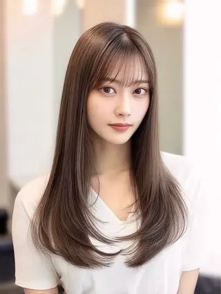 ロング liberte(リベルテ)所属・🤍韓国髪質改善🤍 クメユウキのヘアスタイル