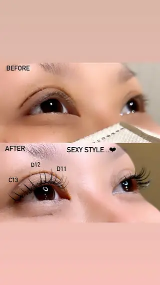 マツエク・マツパ 🩷ྀི中村 ほのか🧸🌷のマツエク・マツパデザイン