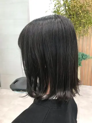 ミディアム カラー 木野田 萌のヘアスタイル