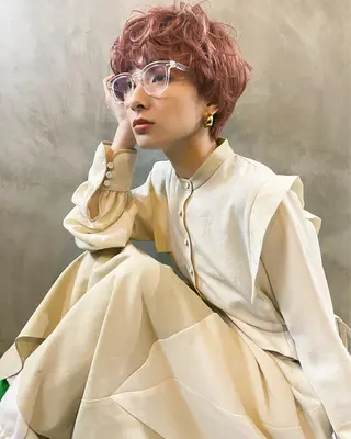 ショート カラー パーマ ショート/ボブ /パーマ🌿柏原良亮のヘアスタイル