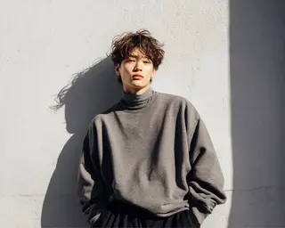 ショート パーマ メンズ ツイスパ/波巻き対応 メンズ特化　石川愛理のヘアスタイル