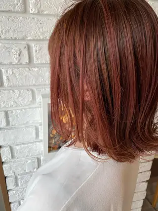 ミディアム カラー 日比 貴大/ minim hairのヘアスタイル