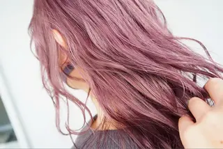 ミディアム カラー ヘアアレンジ lani 天神大名/ブリーチのヘアスタイル