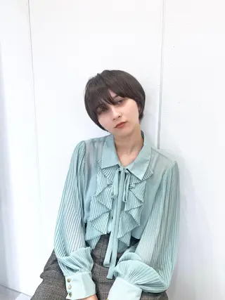 ショート ill 天神　西通り所属・山本 晶大のヘアスタイル