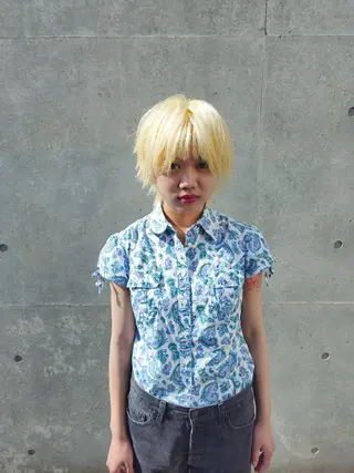 ショート ヘアアレンジ OMA　片岸 信征のヘアスタイル