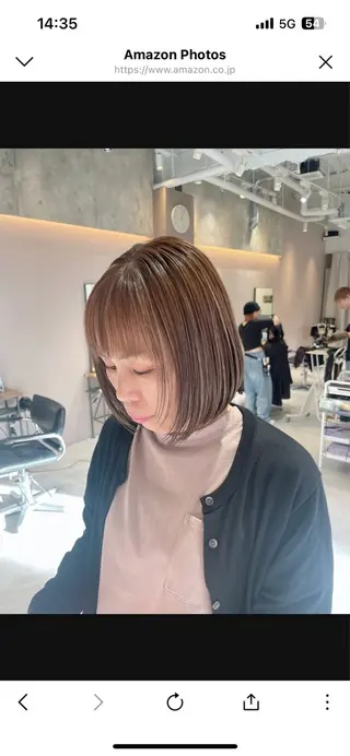 ショート カラー ✨艶髪職人艶カラー✨ 中本輝人のヘアスタイル