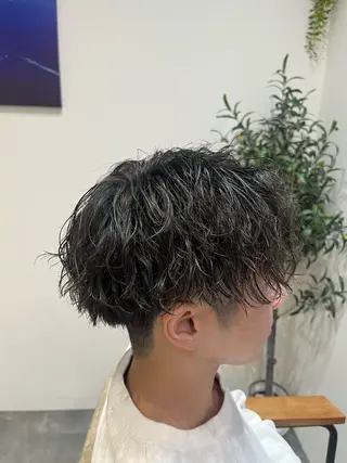 パーマ メンズ 藤田 詩織のヘアスタイル