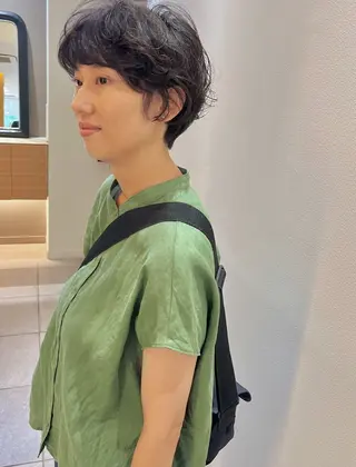 ショート M.SLASH自由が丘所属・【くせ毛/ショート/ ボブ】元太郎のヘアスタイル