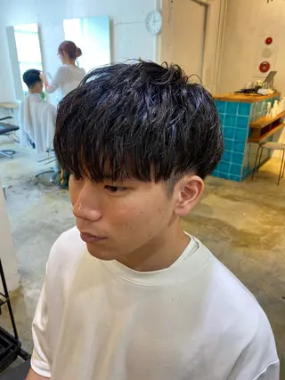 ショート メンズ レイヤーボブ/ 艶カラー/サナ🌼のヘアスタイル