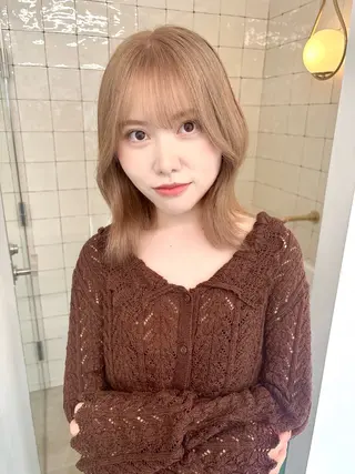 ミディアム カラー lottannibirth所属・城戸 涼雅のヘアスタイル