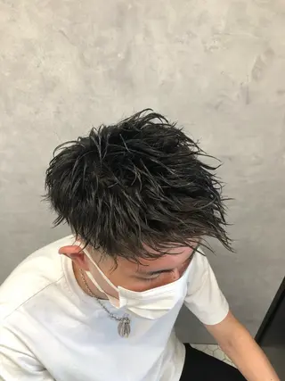 パーマ メンズ 大塚 大飛のヘアスタイル