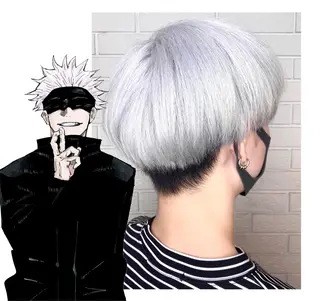 ショート カラー GARU-ガル-所属・TSUNO🦖 派手髪/オタク美容師のヘアスタイル