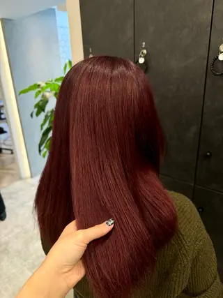 セミロング 藤原 凜香のヘアスタイル