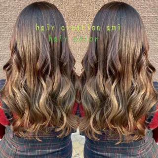 ロング カラー ヘアアレンジ KR2S 中百舌鳥店所属・KR2S マネージャーのヘアスタイル