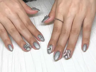 ショート ネイル 🦋Kiyomi. 🦋のネイルデザイン