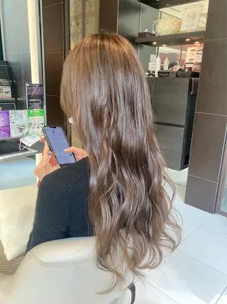 ロング カラー 似合わせカット 銀座/アライ カズヤのヘアスタイル