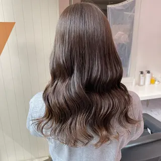 セミロング カラー レイヤー/韓国❣️ 髪質改善/亘紘輝のヘアスタイル