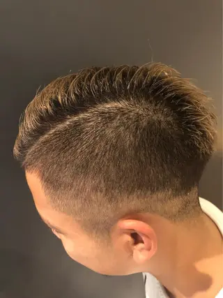 ショート メンズ 田中 アキオのヘアスタイル