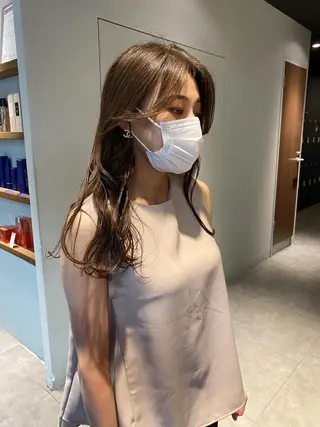 セミロング 【1日2名様限定】 AFLOAT白川雄副のヘアスタイル