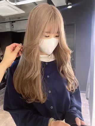 ロング カラー 心斎橋/ブリーチ minamiのヘアスタイル