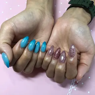 ミディアム ネイル 《LB》ラブリエ Nail&eyeのマツエク・マツパデザイン